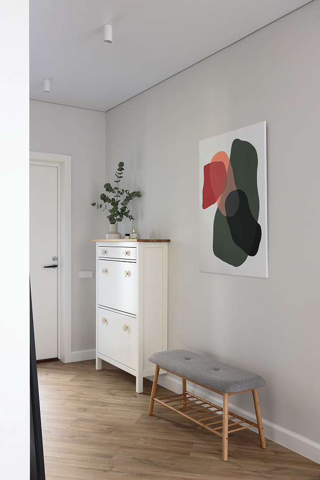 ДЕКОРАТИВНЫЕ ПОКРЫТИЯ В САНУЗЛЕ, КРАСКИ СЕРИИ H&H В ПРОЕКТЕ ОЛЬГИ МЕНИЦКОЙ, СПБ